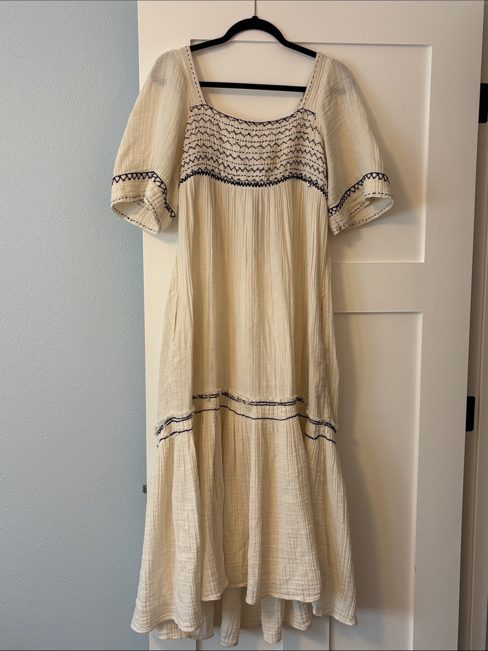 Free People gauzey maxi dress
